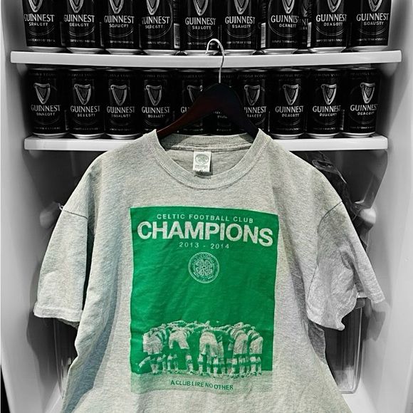 celtics Other - 2013-14 Official Celtics Football Championship Front & Back Graphic Tee